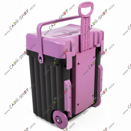 Cadii School Bag - CSB-0196 - Black Body and Lilac Trim Cadii School Bag - CSB-0196 - Black Body and Lilac Trim