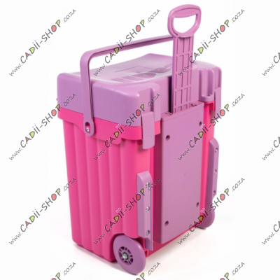 Cadii School Bag - CSB-3349 - Pink Body and Lilac Trim