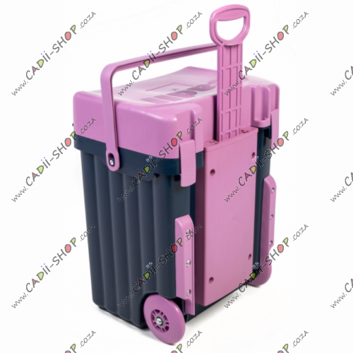 Cadii School Bag - CSB-4168 - Navy Body and Lilac Trim Cadii School Bag - CSB-4168 - Navy Body and Lilac Trim