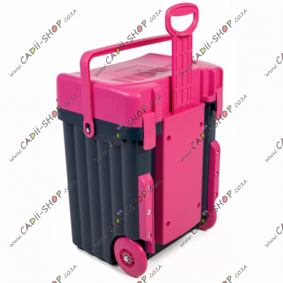 Cadii School Bag - CSB-4375 - Navy Body Pink Trim