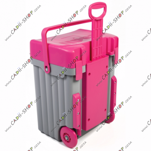 Cadii School Bag - CSB-5358 - Grey Body and Pink Trim Cadii School Bag - CSB-5358 - Grey Body and Pink Trim