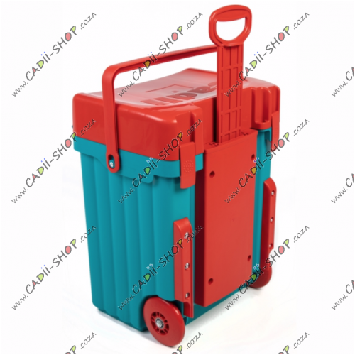 Cadii School Bag - CSB-6X2X - Aqua Body Red Trim Cadii School Bag - CSB-6X2X - Aqua Body Red Trim