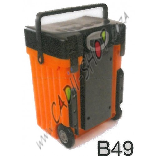 Cadii School Bag - B49 (Black Lid - Orange Body) Cadii School Bag - B49 (Black Lid - Orange Body)