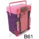 Cadii School Bag - B61 (Pink Lid - Purple Body)