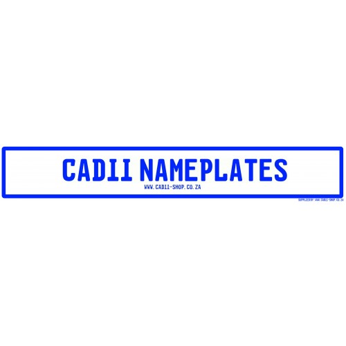 Cadii Custom Name Plate - Base Cadii Custom Name Plate - Base