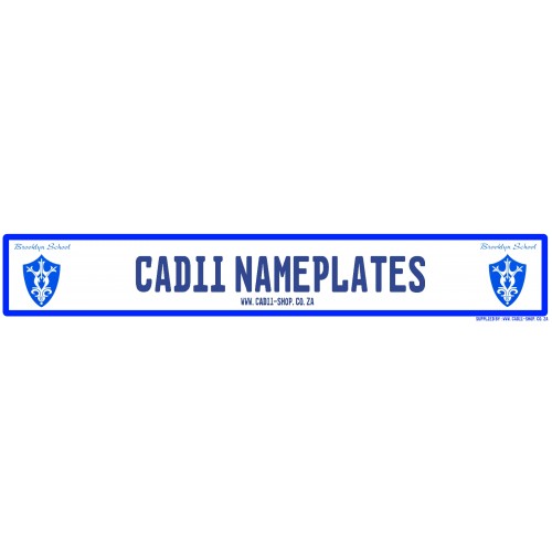 Cadii Custom Name Plate -Brooklyn Primary School Cadii Custom Name Plate -Brooklyn Primary School