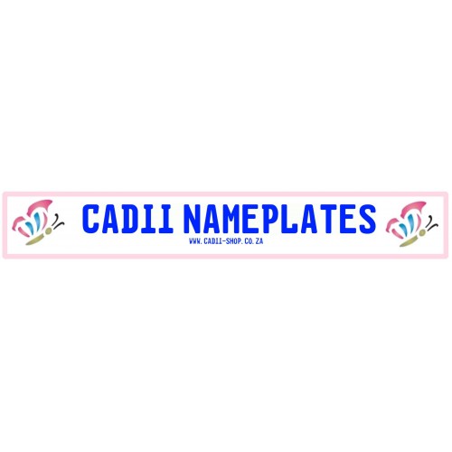 Cadii Custom Name Plate - Butterfly