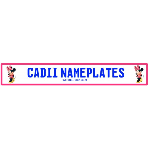 Cadii Custom Name Plate - Minnie