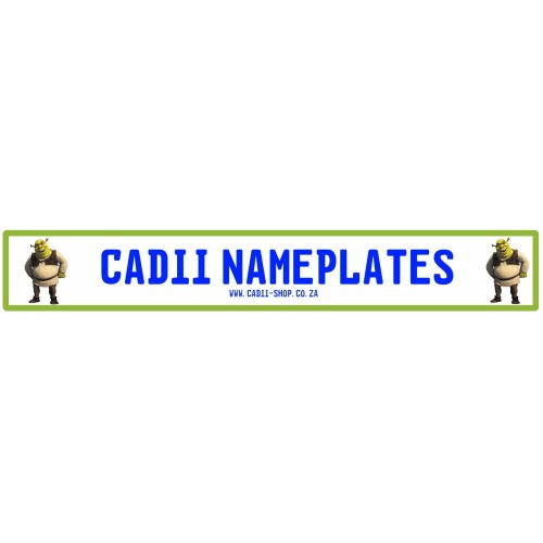 Cadii Custom Name Plate - Shrek Cadii Custom Name Plate - Shrek