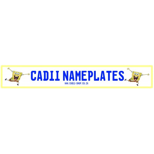 Cadii Custom Name Plate - SpongeBob Cadii Custom Name Plate - SpongeBob