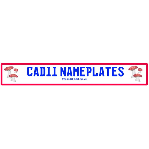 Cadii Custom Name Plate - ToadStools