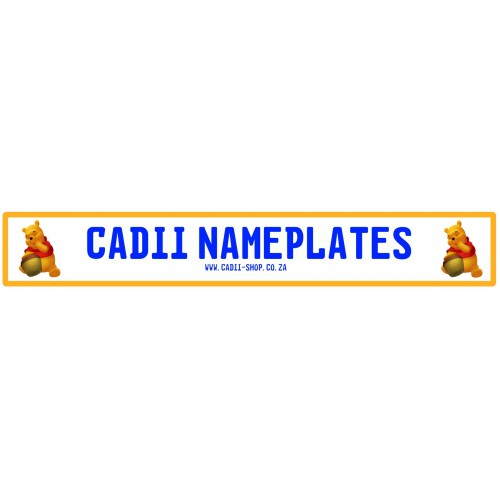 Cadii Custom Name Plate - Winnie the Pooh Cadii Custom Name Plate - Winnie the Pooh