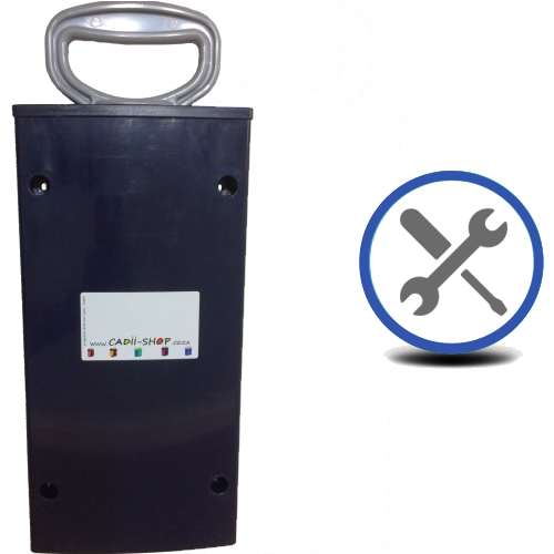 Cadii Repair - CARRY-IN-COLLECT-AGAIN Service - Pull Handle Replacement - Navy.