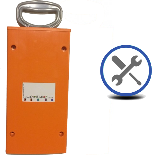 Cadii Repair - CARRY-IN-COLLECT-AGAIN Service - Pull Handle Replacement - Orange.