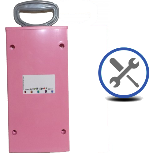 Cadii Repair - CARRY-IN-COLLECT-AGAIN Service - Pull Handle Replacement - Pink.