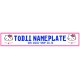 Todii Custom Name Plate - Hello Kitty 2
